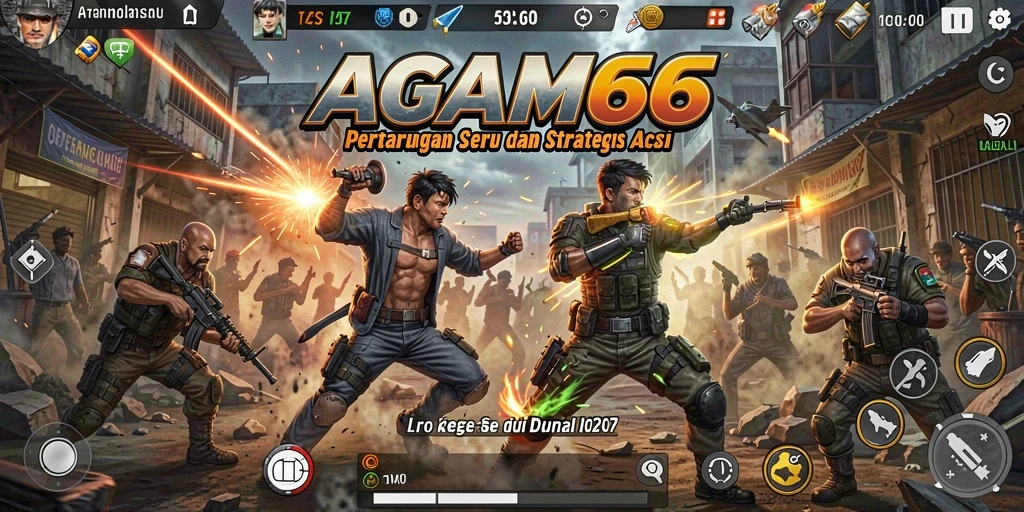 Tampilan aksi seru di AGAM66 dengan pertarungan epik.