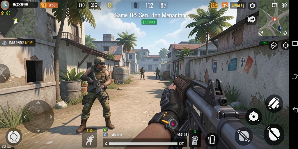 Gameplay seru dengan aksi menegangkan di BOS898.