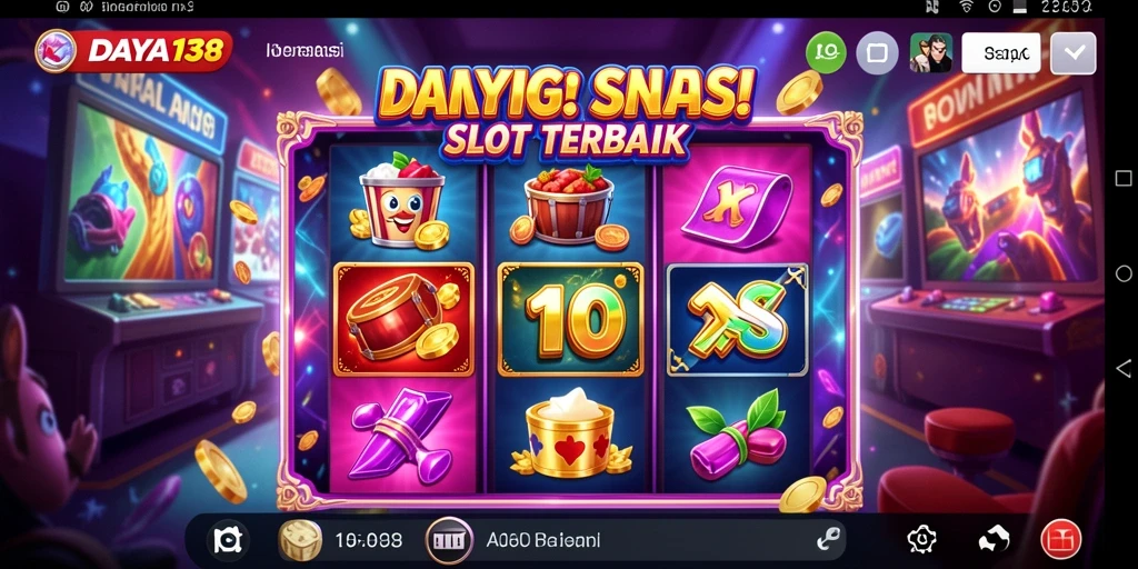 Tampilan menarik dari gameplay DAYA138 menunjukkan berbagai slot yang menghibur.