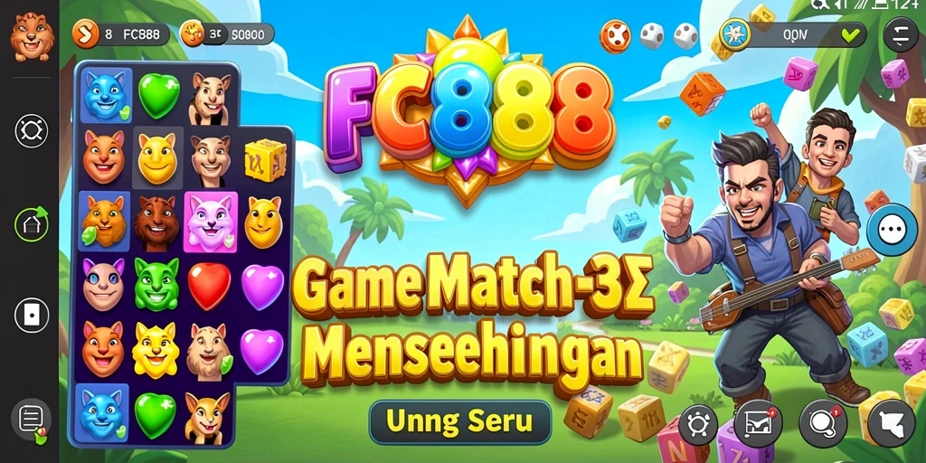 Tampilan gameplay FC888 yang seru dan penuh warna.