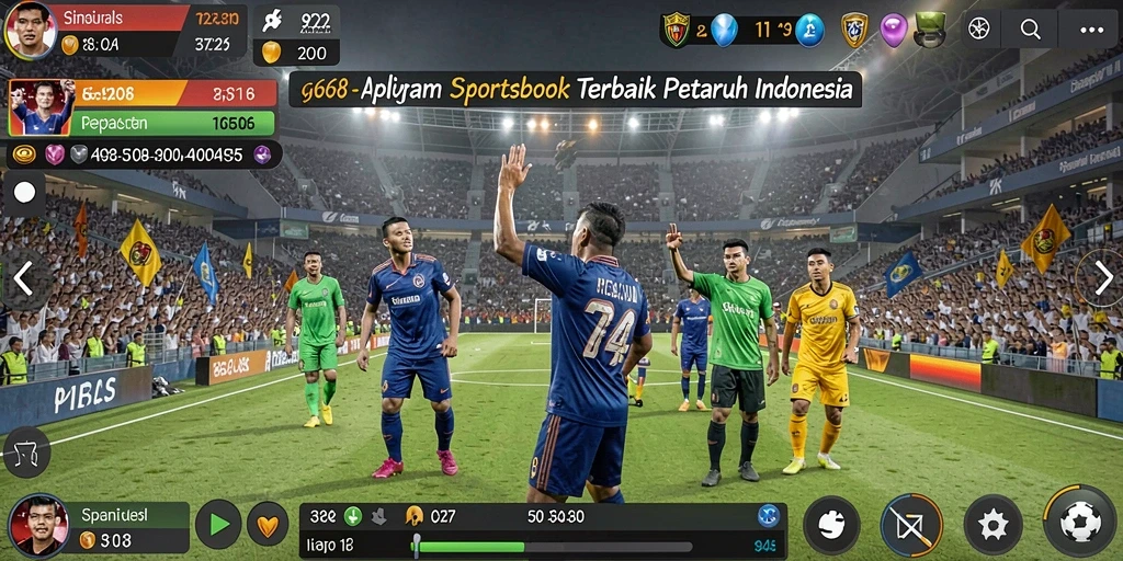 Tampilan gameplay menarik dari G668 dengan variasi taruhan olahraga.