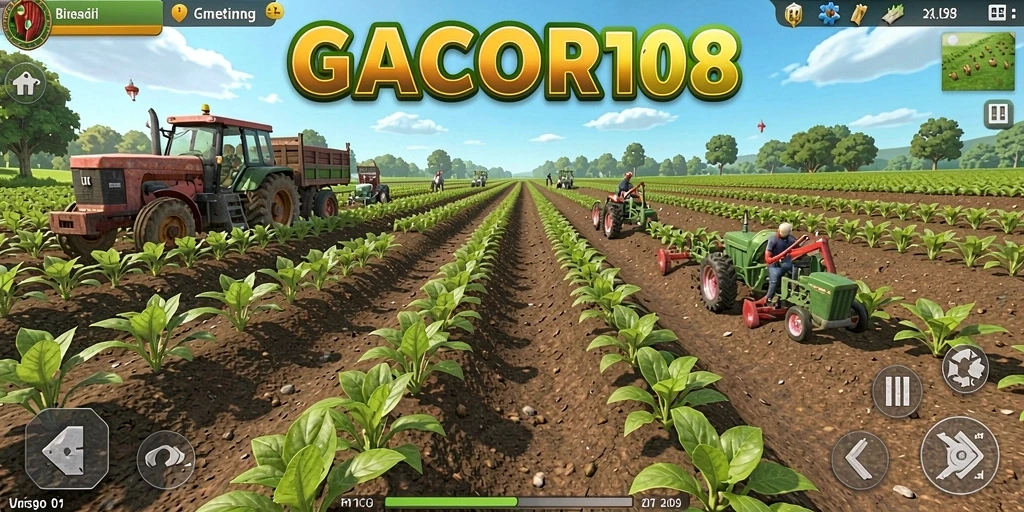 Gameplay seru GACOR108 dengan petualangan pertanian.