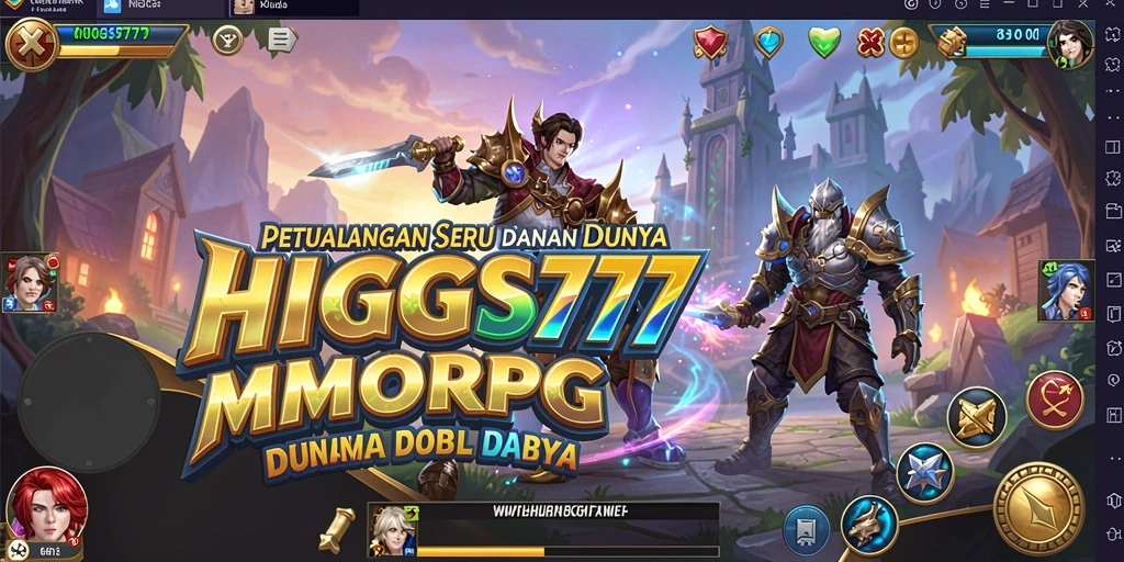 Gameplay HIGGS777 yang memukau dalam dunia MMORPG.