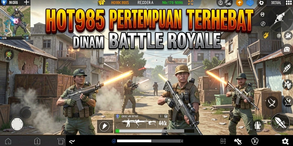 Screenshot gameplay HOT985 yang menampilkan aksi pertempuran intens.