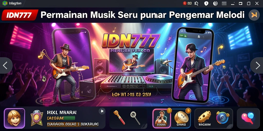 Screenshot gameplay IDN777 sambil menikmati lagu-lagu favorit.