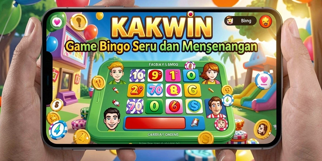 Tampilan menarik dari gameplay Bingo KAKWIN yang menyenangkan.