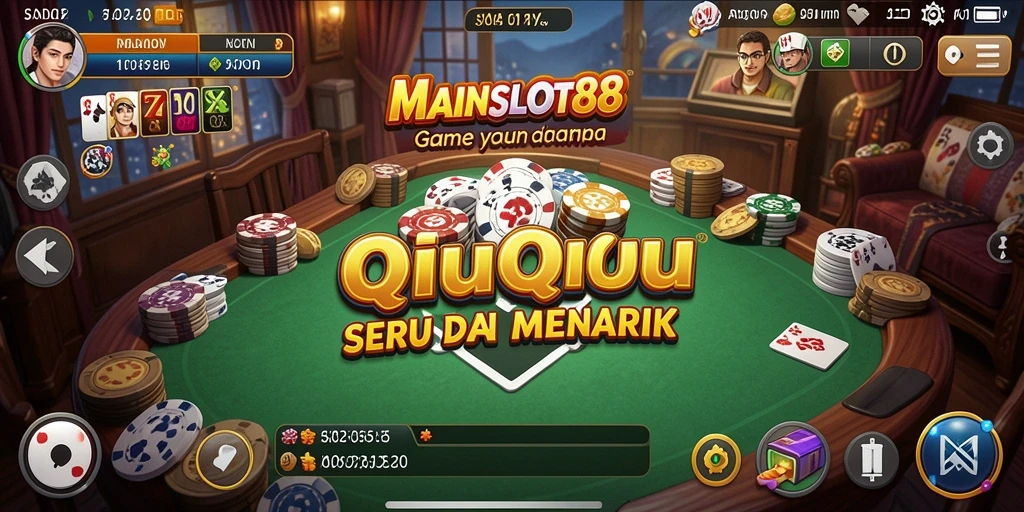 Tampilan gameplay seru di MAINSLOT88 saat bermain QiuQiu.