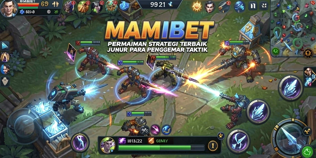 Tangkapan layar MAMIBET menampilkan aksi strategis yang intens.