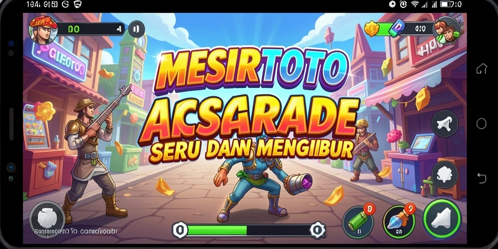 Screenshot utama MESIRTOTO menunjukkan gameplay yang menarik dan penuh aksi.
