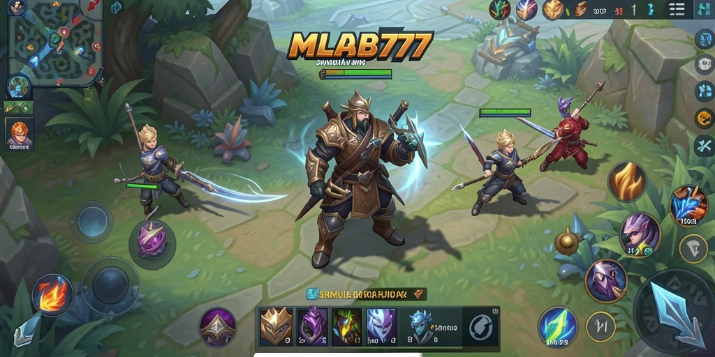 Tampilan gameplay MLBB777 yang menarik dan interaktif.