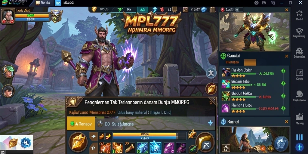 Gameplay seru MPL777 yang penuh aksi dan petualangan.