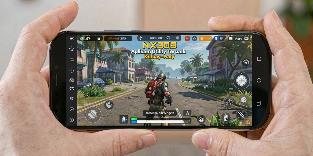 Screenshot NX303 menampilkan antarmuka aplikasi Utility yang intuitif dan fungsional.