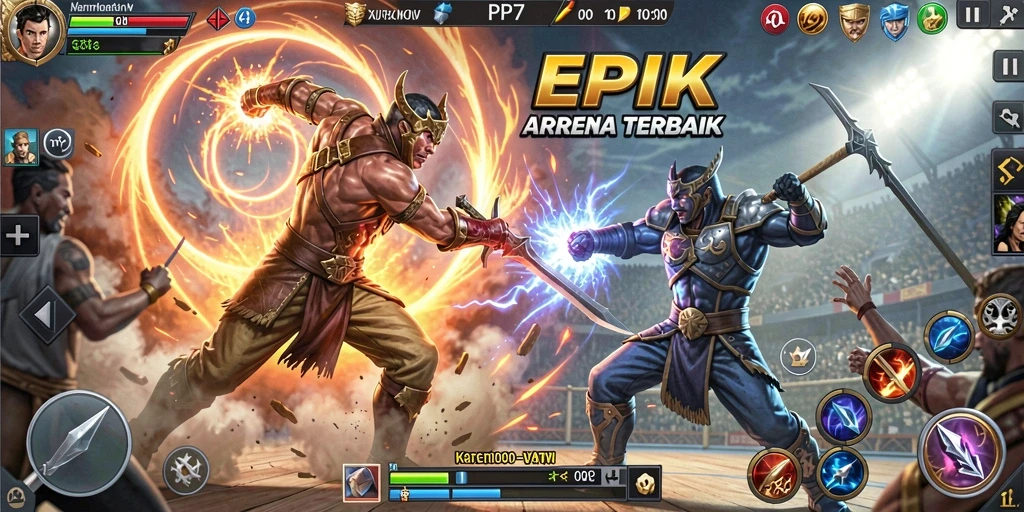 Gameplay seru PP7 yang menampilkan pertarungan mendebarkan.