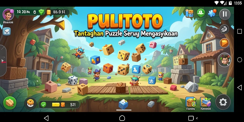 Screenshot menunjukkan gameplay seru dan menantang dari PULITOTO.