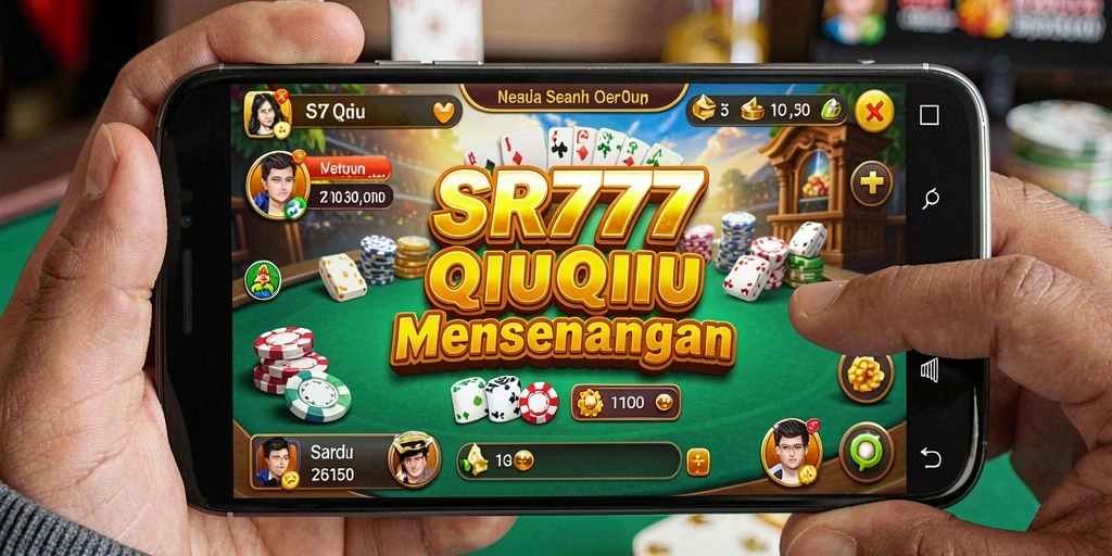 Tampilan gameplay QiuQiu yang seru dan memacu adrenalin.