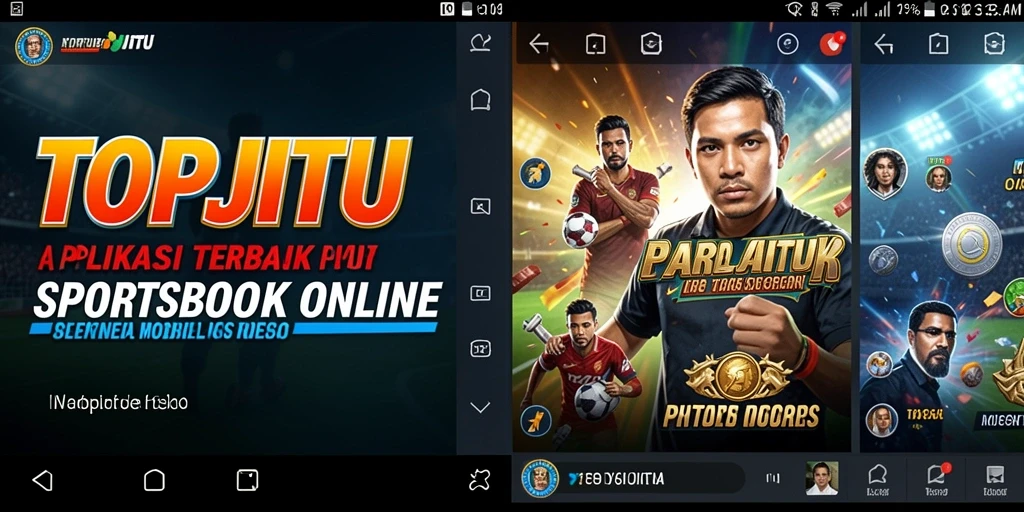 Tampilan aplikasi TOPJITU yang modern dan mudah digunakan.