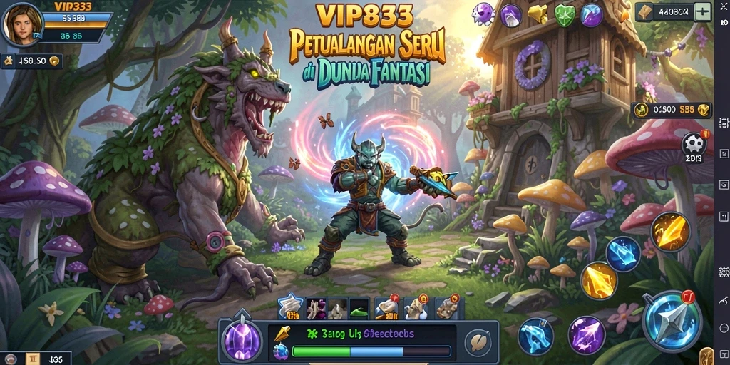 Tangkapan layar dari gameplay <strong>VIP333</strong> menunjukkan aksi seru di dunia petualangan.